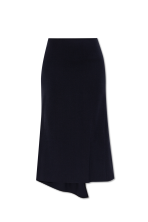 ワンピース ULLA JOHNSON Women Mid Skirts PS250158NOI Black Ulla Johnson Ineze Pleated Midi Skirt - Bergdorf Goodman